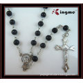 6mm Black Peal Beads prayer beads rosary